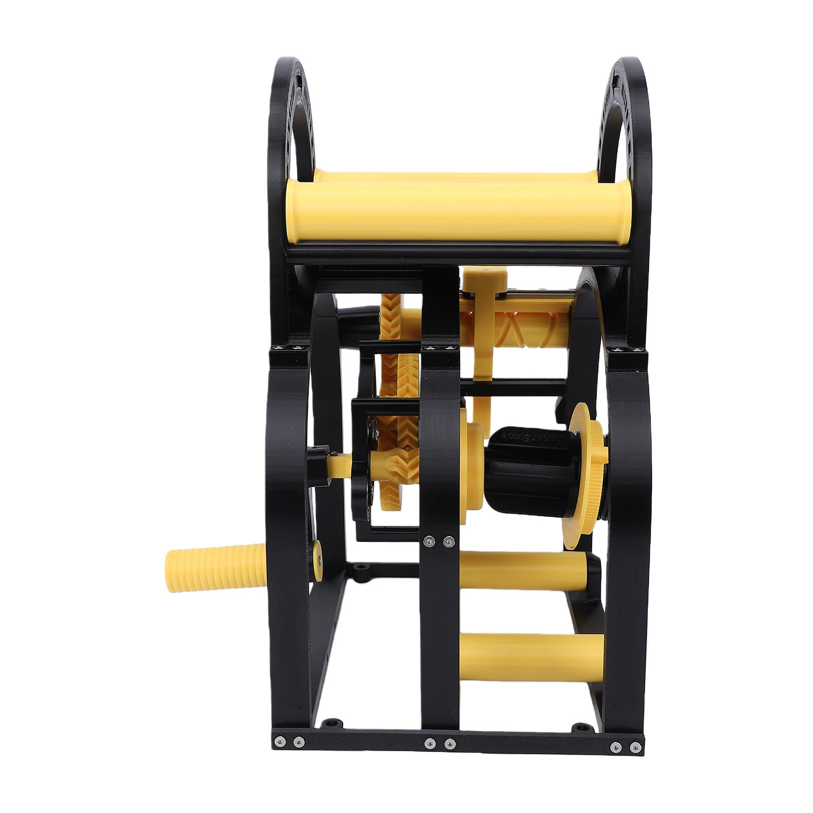Ejoyous 3D-Drucker-Filament-Aufwickler, PETG CF Handkurbel-Filamentwickler für 20-cm-Spule, Intelligente Spannungskontrolle, Bohrer-kompatibler Aufwickler für 3D-Druck-Benutzer