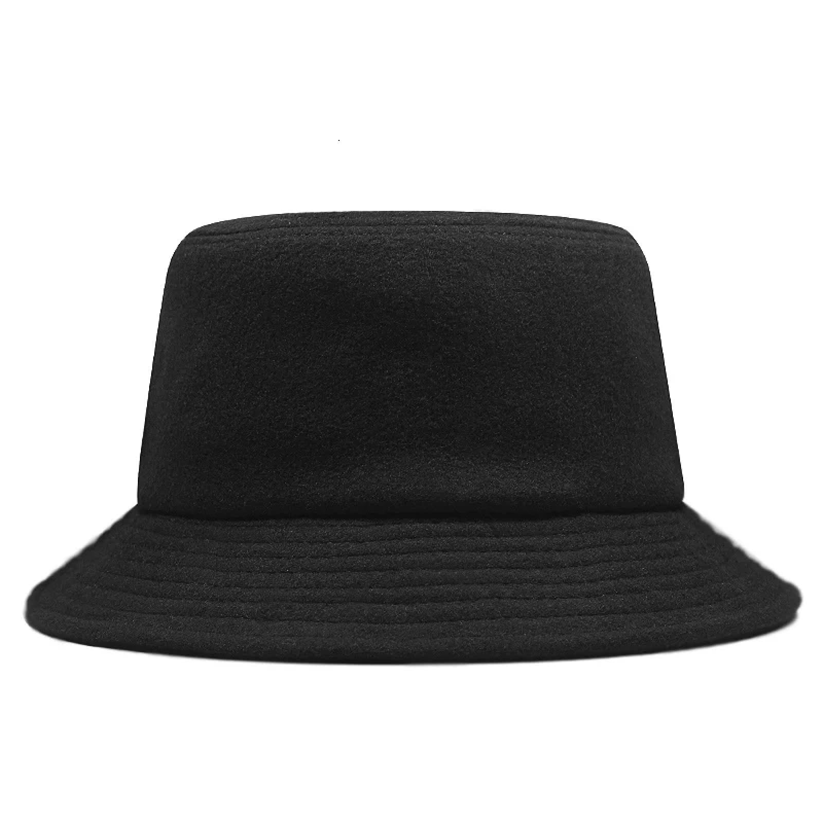 WUFANGBU Sombrero De Pescador De Gran Tamaño para Hombre con Cabeza Grande Gorra Panamá para Hombre Sombrero De Cubo De Fieltro De Talla Grande