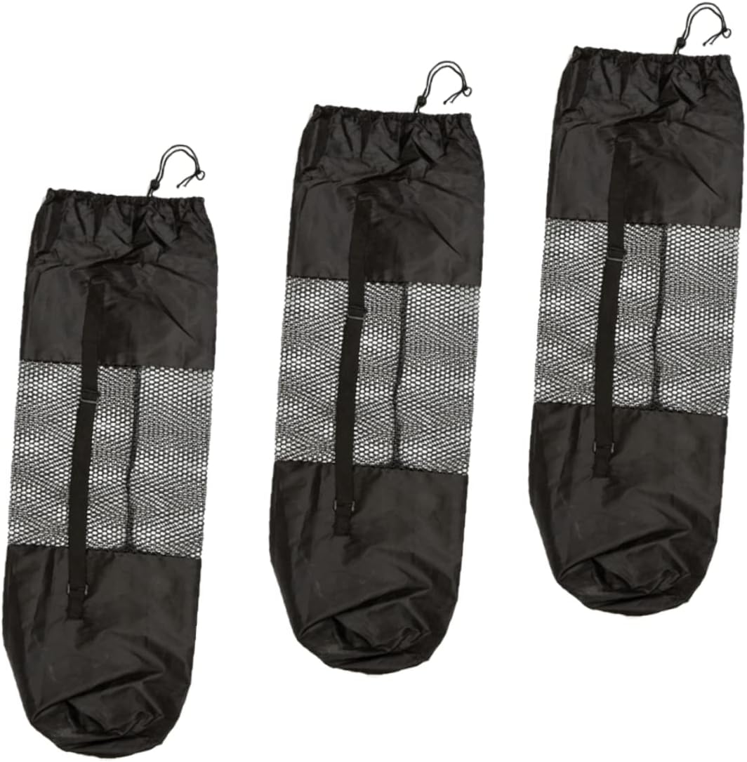 SUPVOX 3pcs Yoga Storage Pouch for Carrying Yoga Mats Mesh Wear-resistant Lightweight Easy to Use