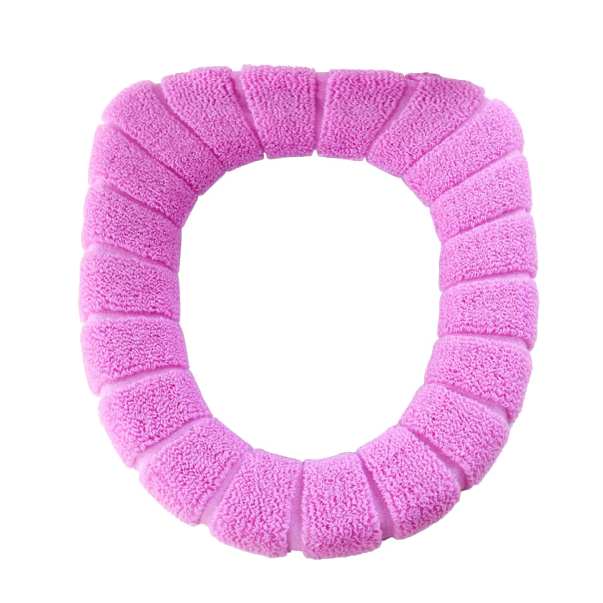 Ciieeo Housse de Siège de Toilette Douce et Chaude – Tapis de WC Lavable et Réutilisable – Protection de Lunette Confortable pour Hiver – Accessoire de Bain Universel (Violet)