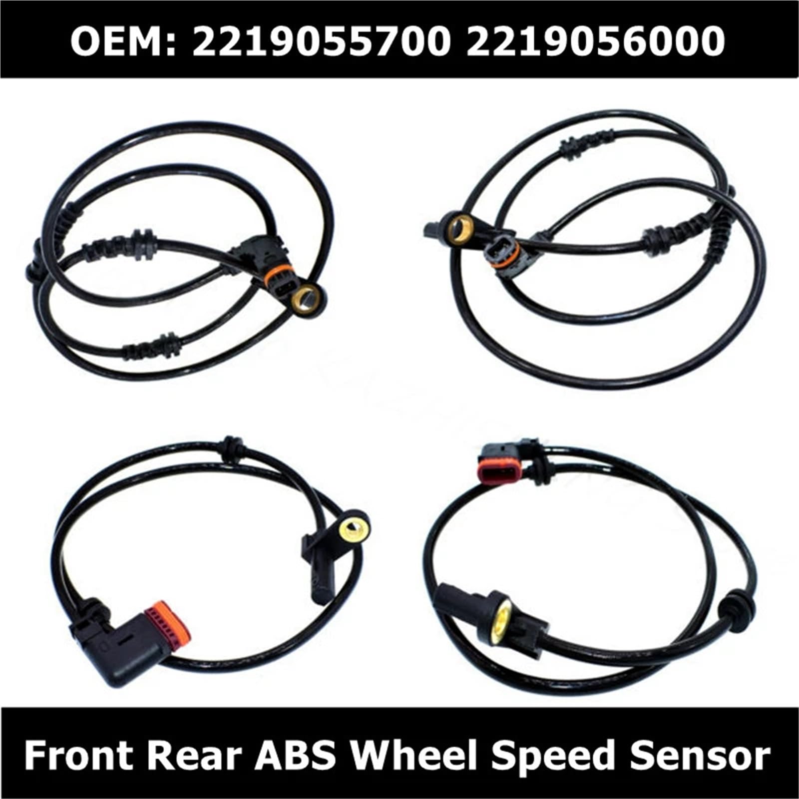 Verschleißsensor Nockenwellenposition Fit Für Mercedes Benz W216 W221 2219055700 2219056000 Vorne Hinten ABS Rad Geschwindigkeit Sensor(4PCS)