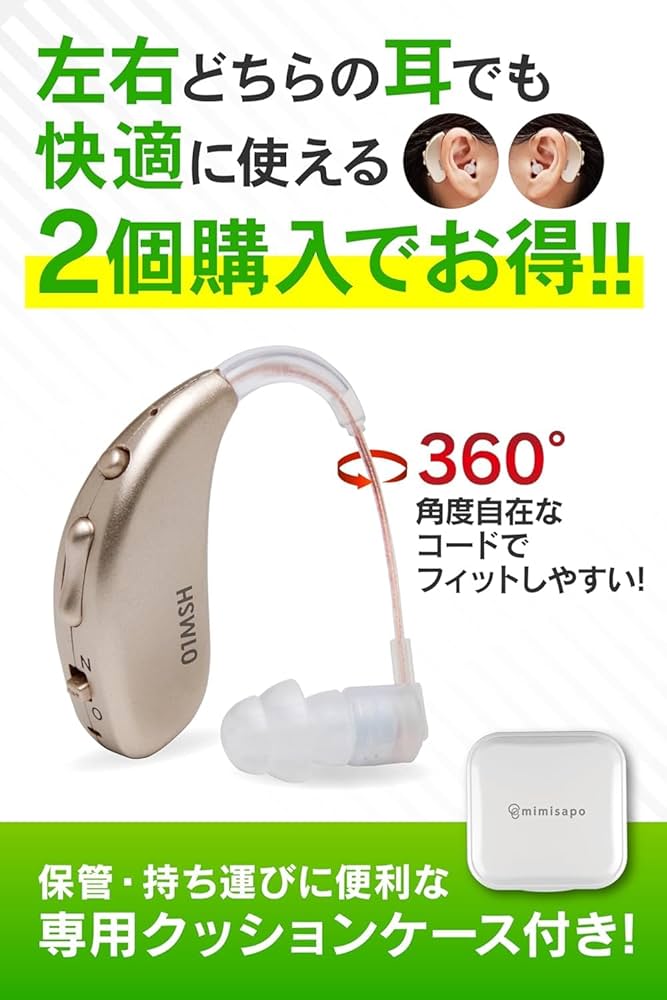 Amazon.co.jp: [ みみサポ ヒアリング ] 集音器 +メガネ型拡大鏡セット