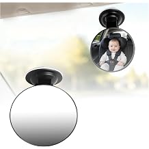 360 Adjustable Car Mirror for Baby with Suction Cup Mounting Bracket