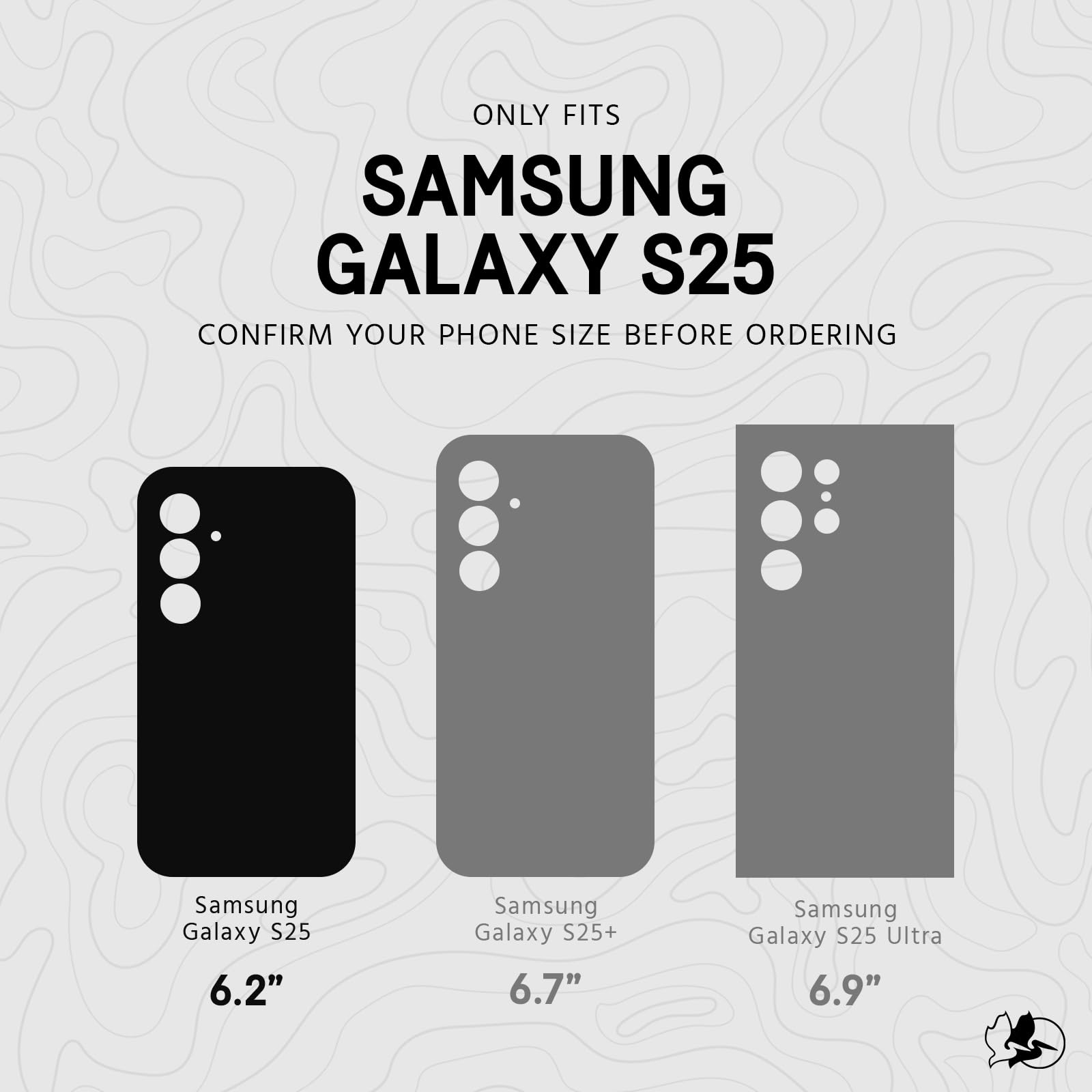 Pelican Voyager Schutzhülle für Samsung Galaxy S25 [magnetisches und kabelloses Laden] Robuste Handyhülle mit 5,5 m MIL-STD Fallschutz – robuste Hülle mit Gürtelclip für Samsung Galaxy S25 – | Magnetische und kabellose Ladehülle mit 5,5 m Fallschutz in Mi