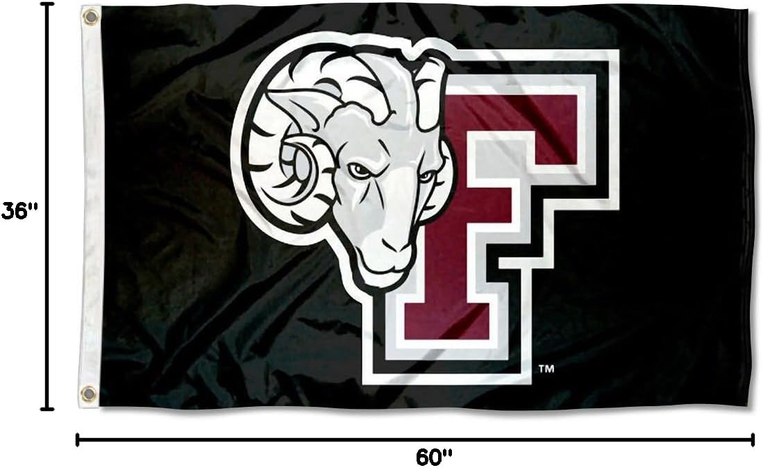 Fordham Rams Black Flag