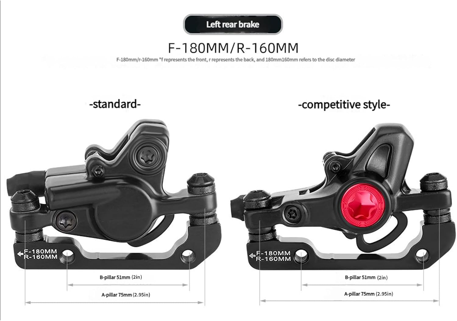 Road Cycling Hydraulic Disc Brake Caliper Precisions Hydraulic Braking Calipers For Bicycles Ensuring Smooth Light Weight Aluminum Bicycles Disc Brakes