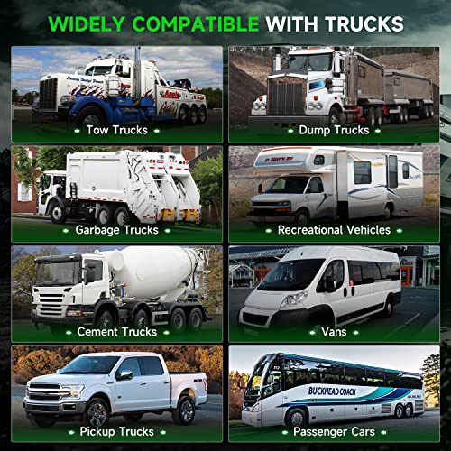 Ancel Hd110 Heavy Duty Truck Scanner Bluetooth Truck Scan Tool, D-P-F Forced Regen For Detroit Paccar, Full System Diagnostic For Cummins Caterpillar International Freightliner Truck Code Reader #TOP6