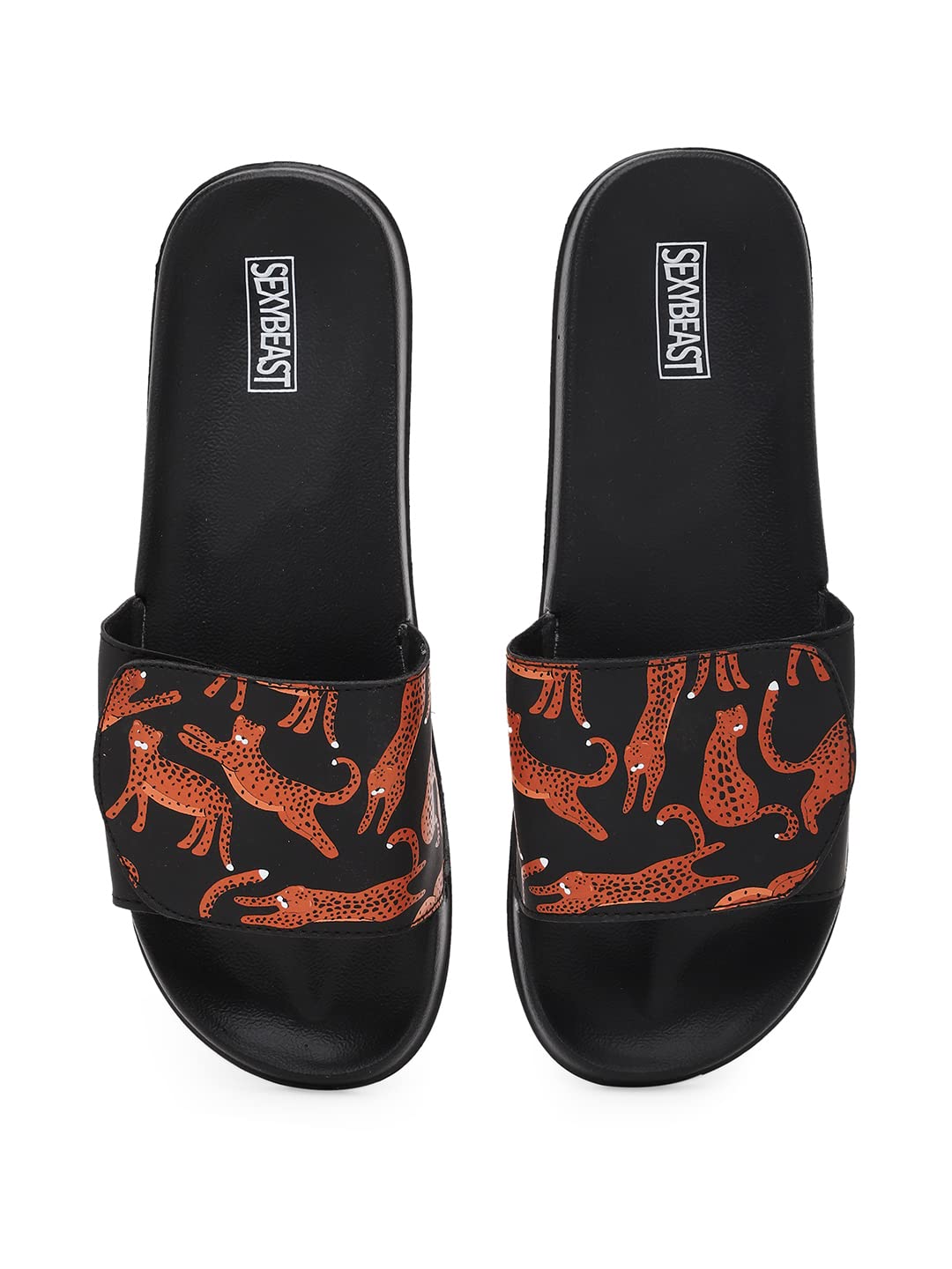 Buy Sexy Beast Digitally Printed Velcro FlipFlop Slipper Sliders for