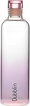 DUBBLIN Pure Borosilicate Glass Water Bottle - 500 ml | Pink Color | BPA-Free, Eco-Friendly, Leak-Proof, and Durable