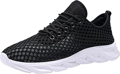 ALLSWIFIT Dames Slip On Wandelschoenen Running ActiveCushion Comfortabele Tennis Ademend Antislip Atletische Gym Workout Cross Training Sneakers, PINK, 9.5