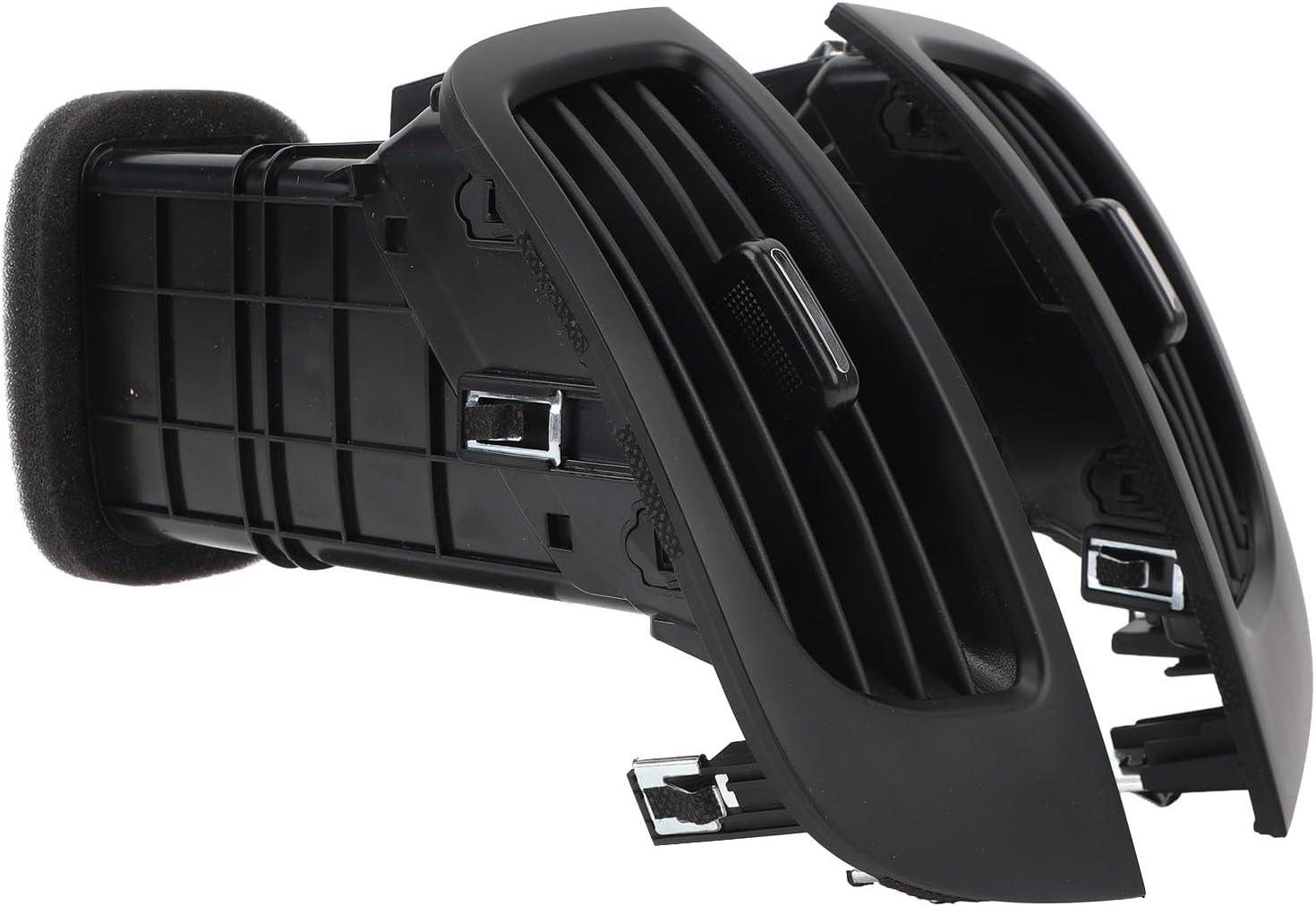 1 Pair Center Dash Air Vent, Front Center Air Vent 974401X500WK Dashboard AC Outlet Grille Replacement for Forte 2009‑2017
