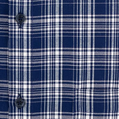 Image of 7-DAYS Men's Premium Checks Formal Shirt - Cotton Rich, Regular Fit, Full Sleeve, with Pocket, Wrinkle Resistant - Stylish Office & Everyday Wear.