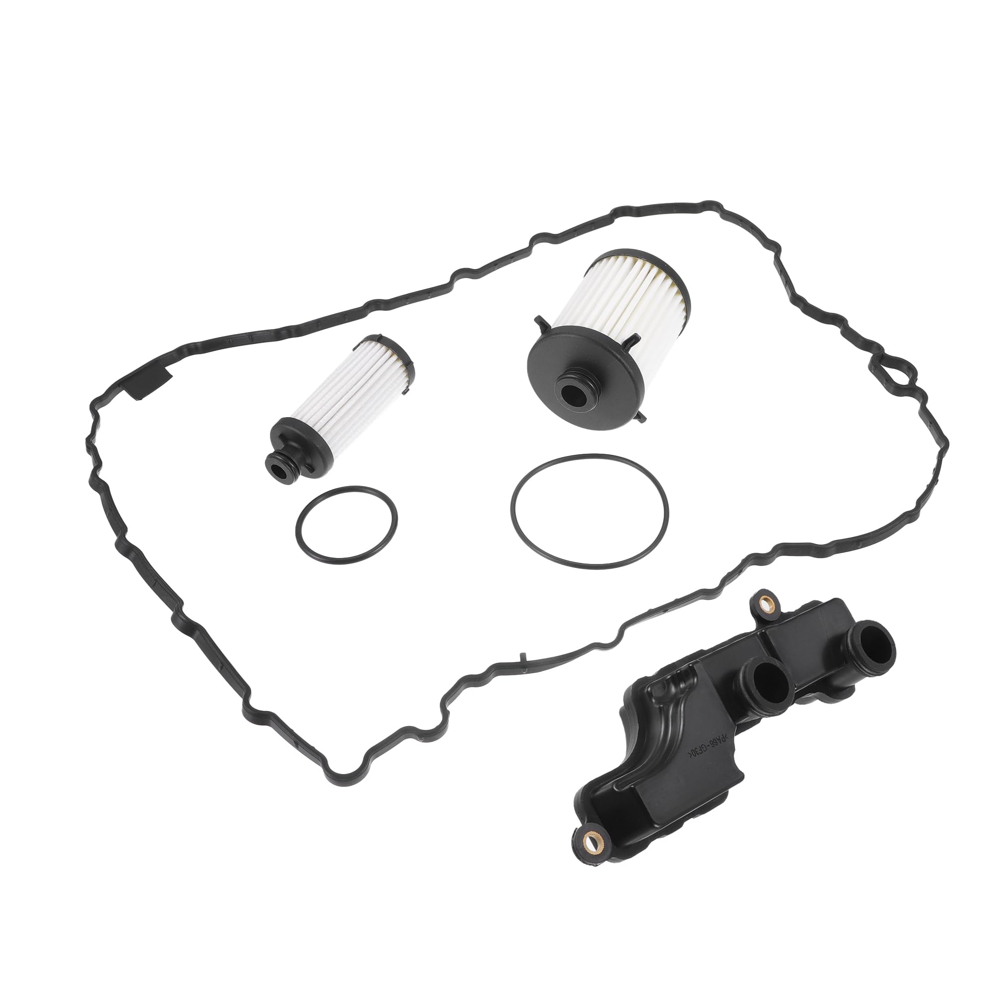 QUARKZMAN Filtro per Trasmissione Automatica Kit Guarnizione Coppa Olio Filtro Raffreddatore Olio CVT Adatto per Audi A4 17-20 con Guarnizione Filtro Raffreddatore Olio No.0CK325421A - 4pz