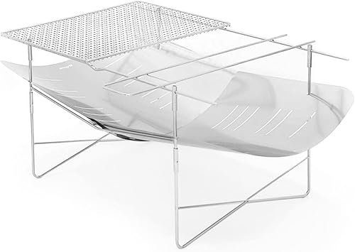 Miniatura 5 de Parrilla Picogrill 498 aplicable con pinzas para parrilla, conveniente y compacto, acero inoxidable, adecuada para acampar al aire libre