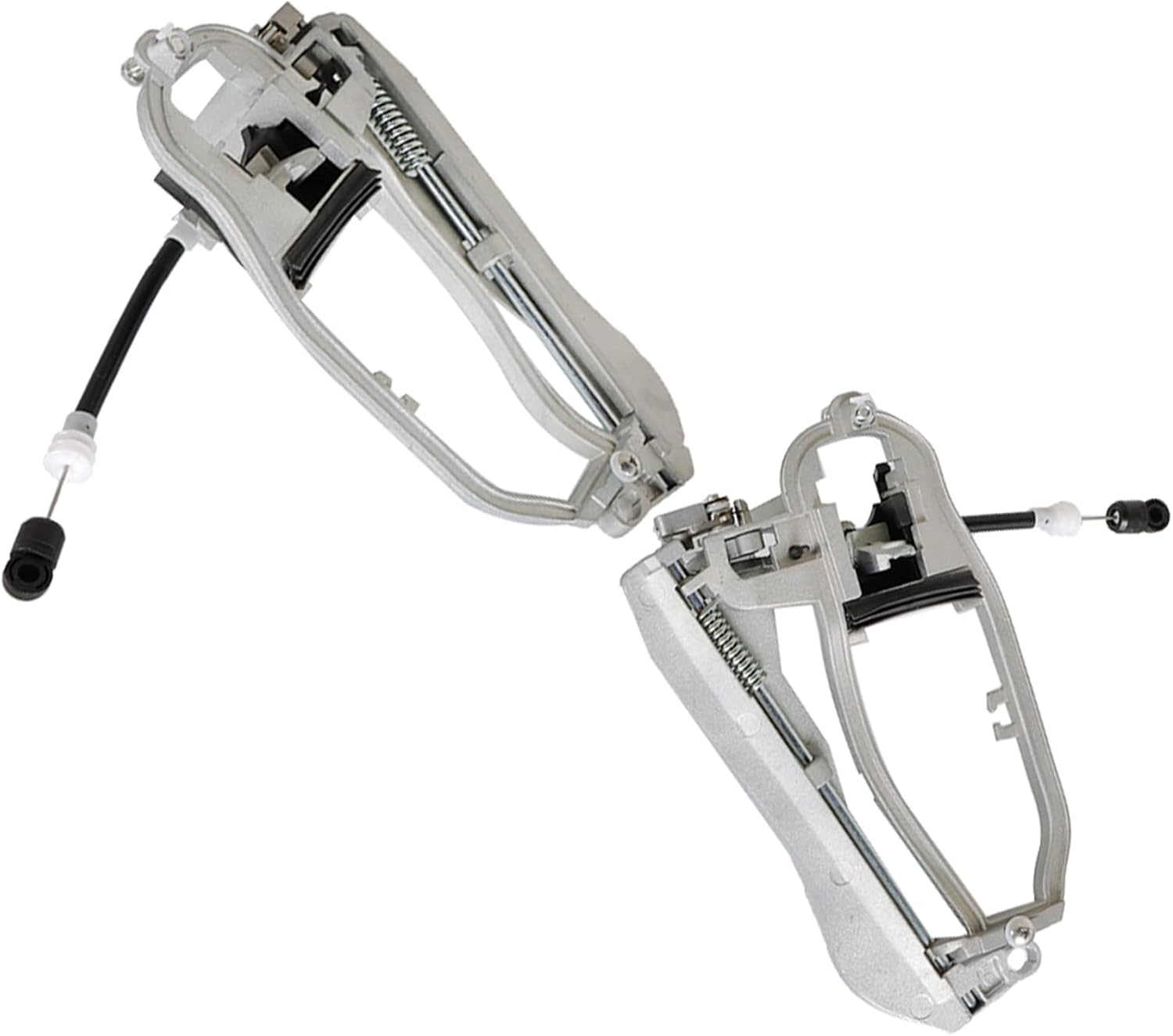 labwork front left right side exterior door handle frame carriers with cable replacement for bmw x5 e53 replace 51218243615 (2 piece)