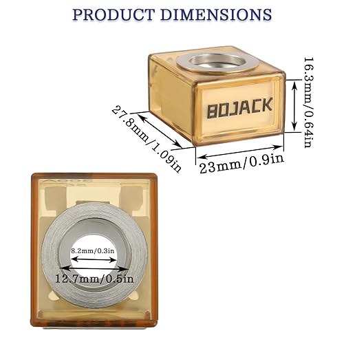 Miniatura 5 de BOJACK Bloque de fusibles de terminales MRBF 40 AMP Fusible de batería clasificado marino 58V DC Max IP66 impermeable portafusibles 40A