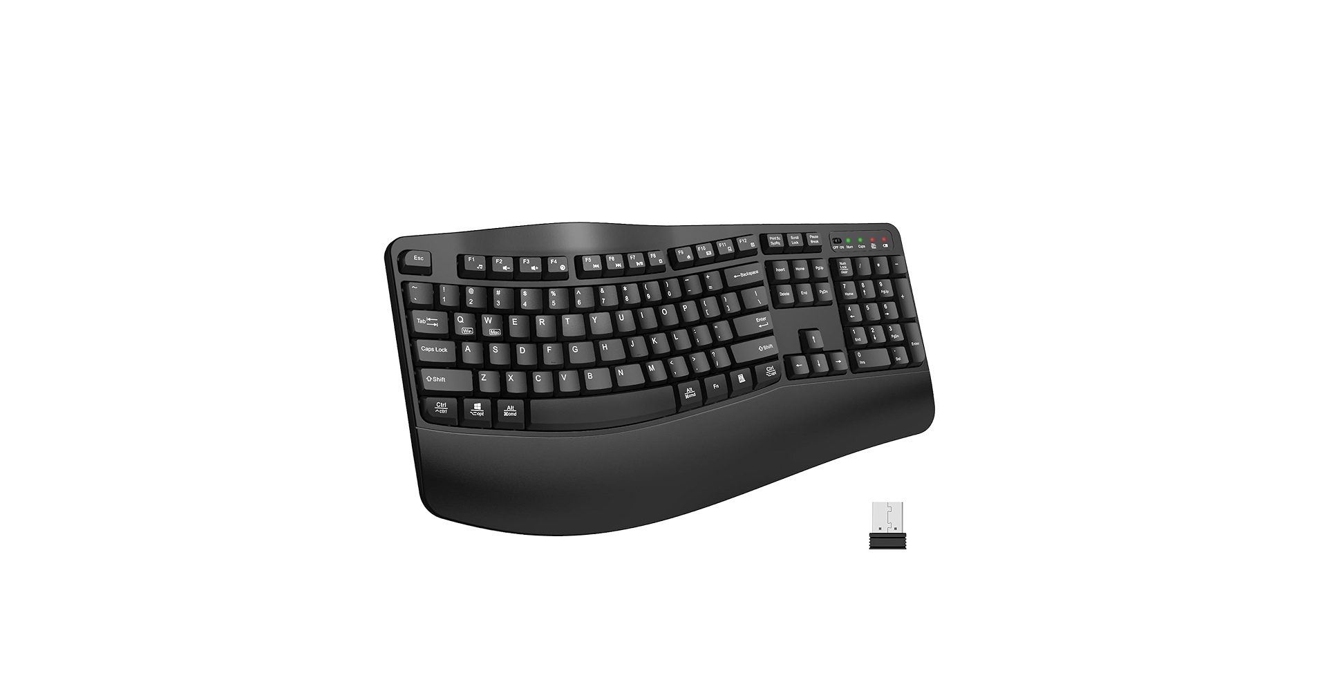Amazon.com: EDJO Ergonomic Wireless Keyboard for Large Hands