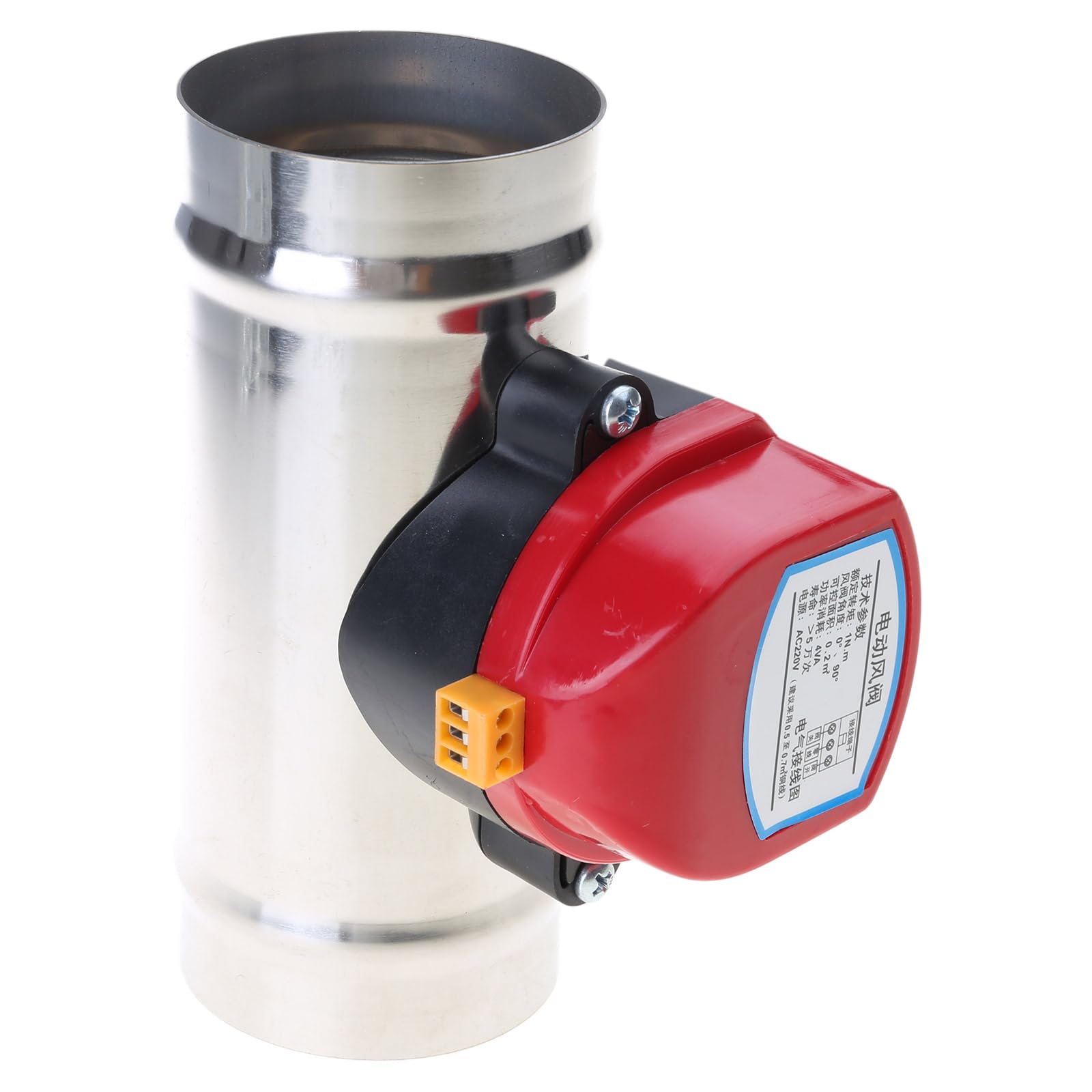 Hdoytxxm 63Mm Motorized Airflows Control Valves 220Vac Electric Air Damper Motorized Damper Duct Vent Motorised Duct