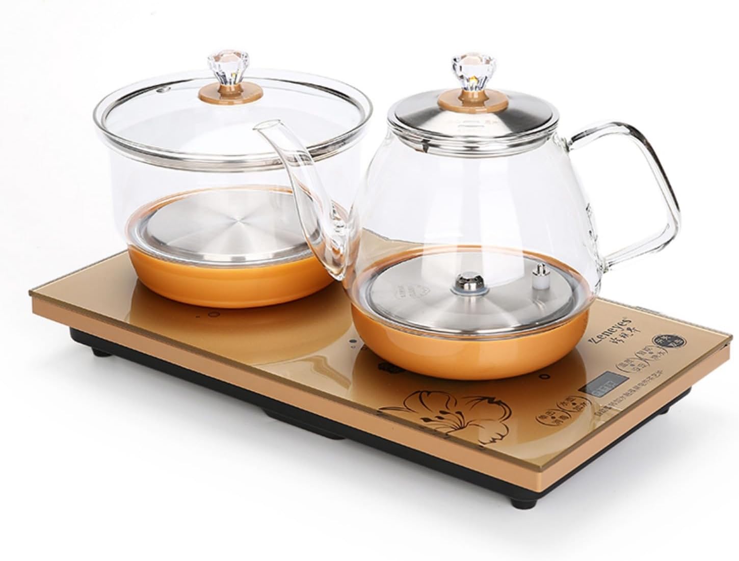 MOYEE 整块高端茶盘 Chinese Gongfu Tea Tray Solid Wood Tea Tray 实木家用 Chinese Gongfu Tea Set,Home,Gifting and Office 排水小型干泡茶台办公室茶海电木款 A99