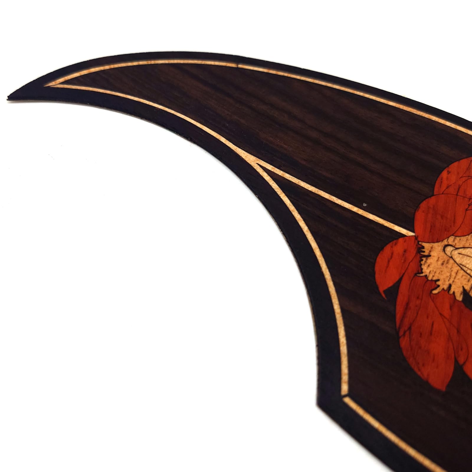 Guitar Pick Guard, Battipenna in abalone in palissandro autoadesivo for Chitarre acustiche folk D-45 Taylor(10)