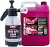 SMX Pink Fusion 90% Polished Auto Shampoo 5 LT and SMX Foamer Pump 2 LT