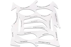 Quick Make-Up Stencils Kit for Eyeliner, Eyebrows, and Eye Shadow