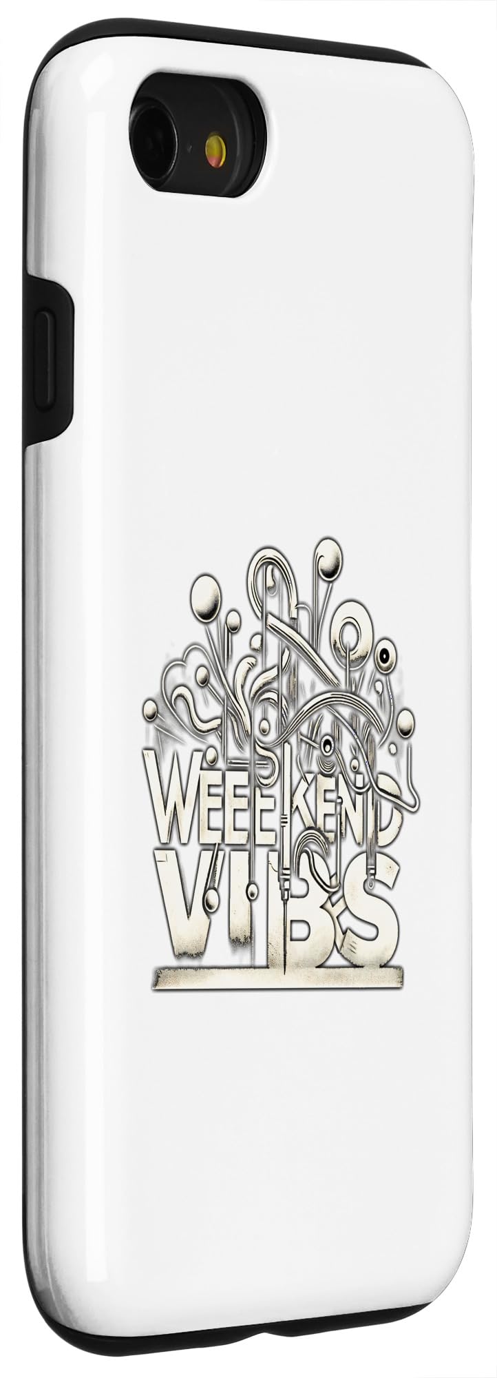 iPhone SE (2020) / 7 / 8 Weekend Vibes Summer Style: Cool & Casual Graphic Tees Case - Image 3