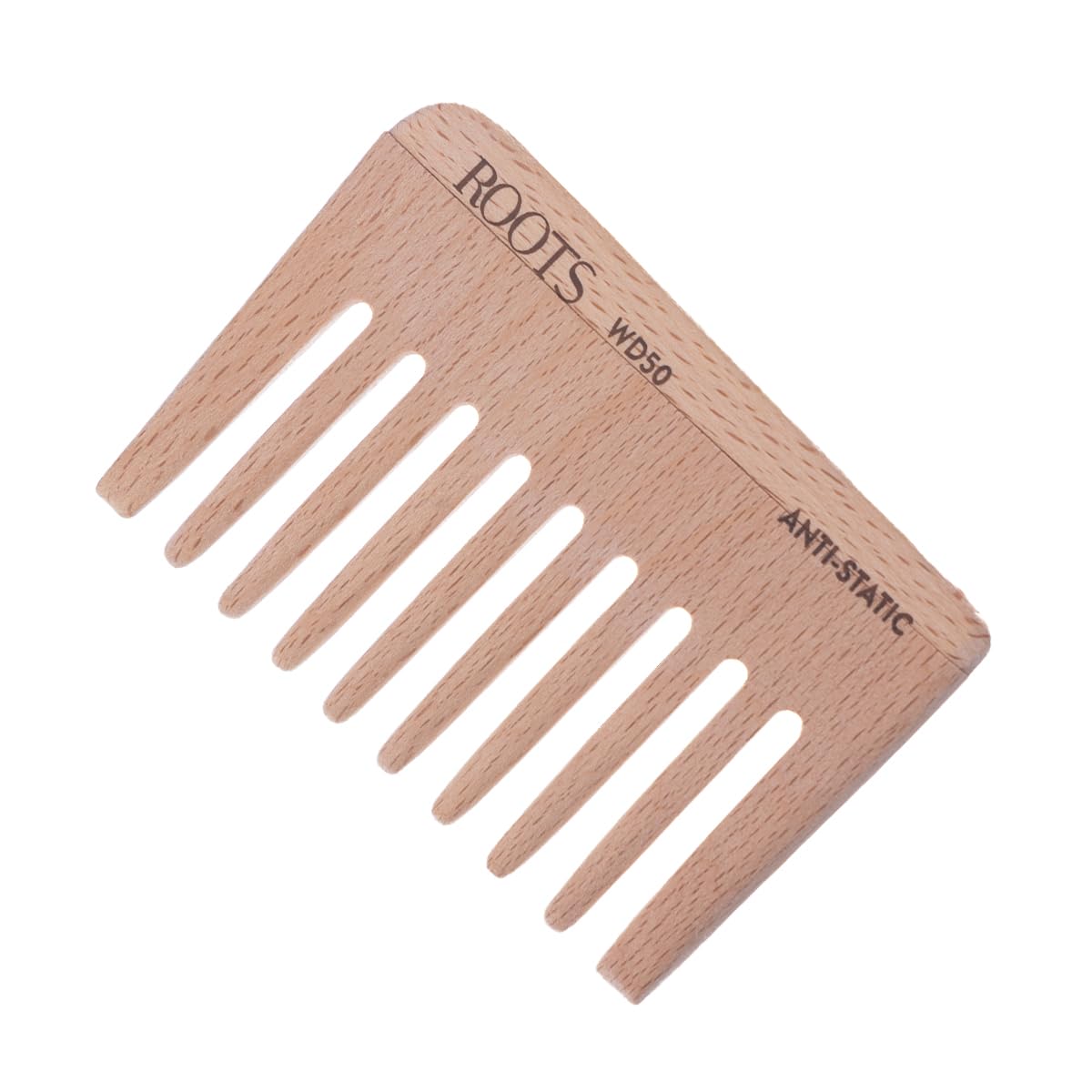 Roots Wooden Dressing Pocket Comb - Designed with Wide Rounded Teeth Comb - Damage Free Everyday use for Men and Women - WD50-image-45