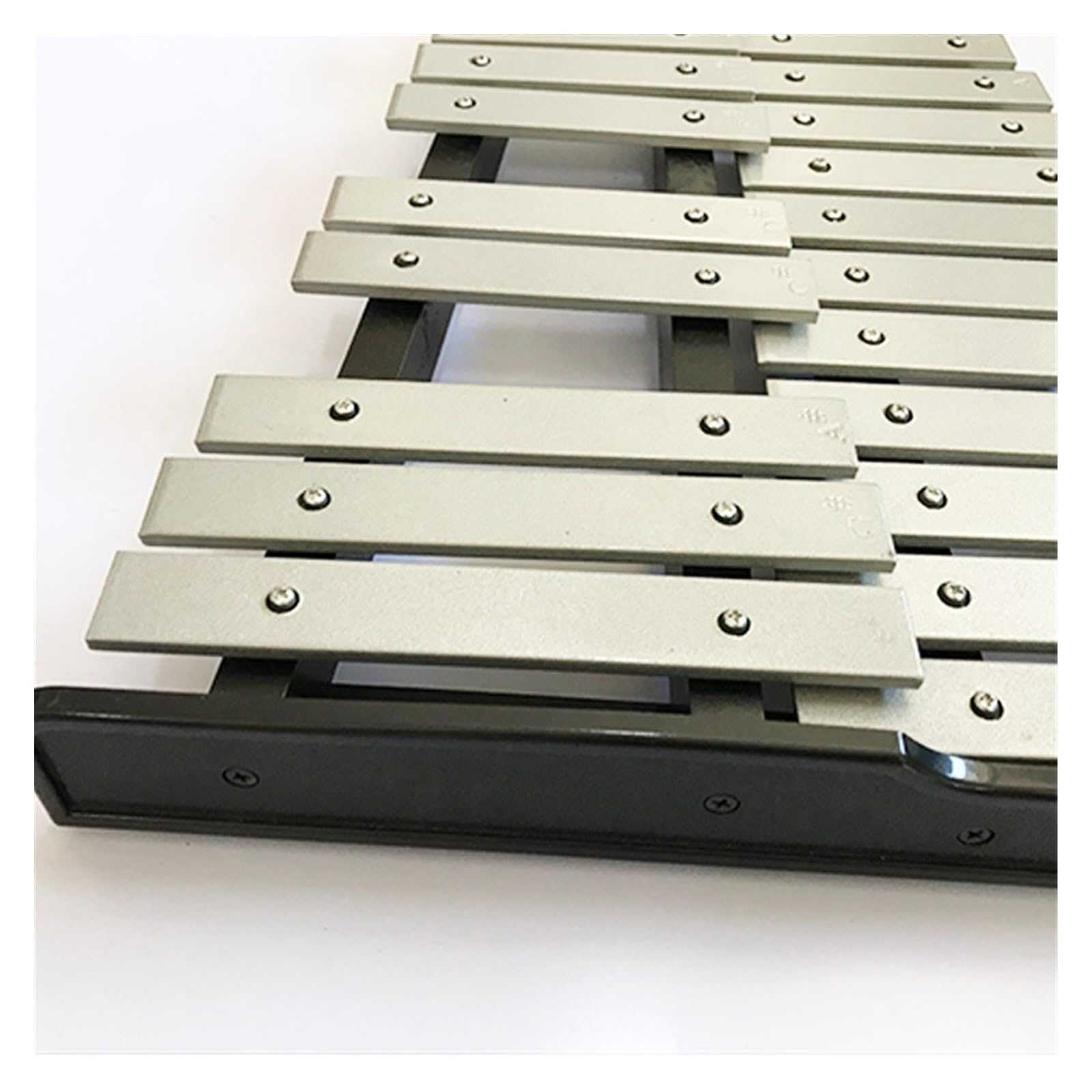 Placa de aluminio de 32 notas, instrumento de percusión de xilófono Glockenspiel nítido y duradero con sonido Kit De Glockenspiel Profesional