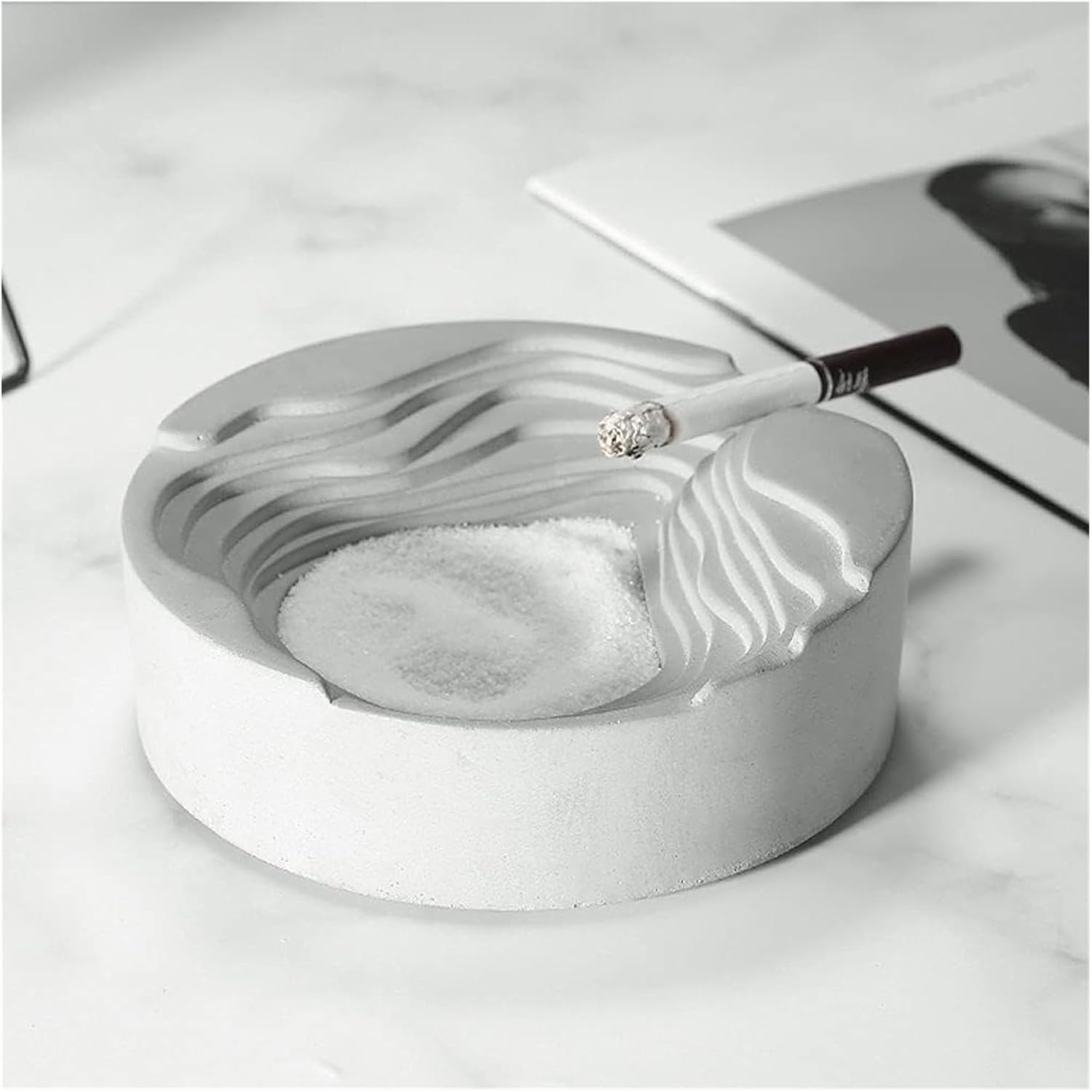 ashtray Creative Cement Ash Tray Home Living Room Fashion Bar Office Simple Cement Ashtray accessories