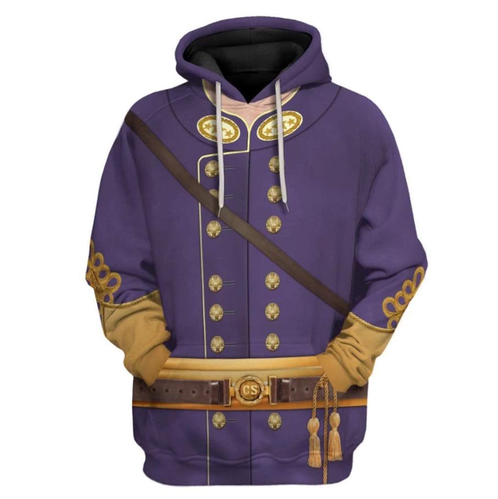 Uyecos Historical Hoodie Revolutionary War Uniform Top
