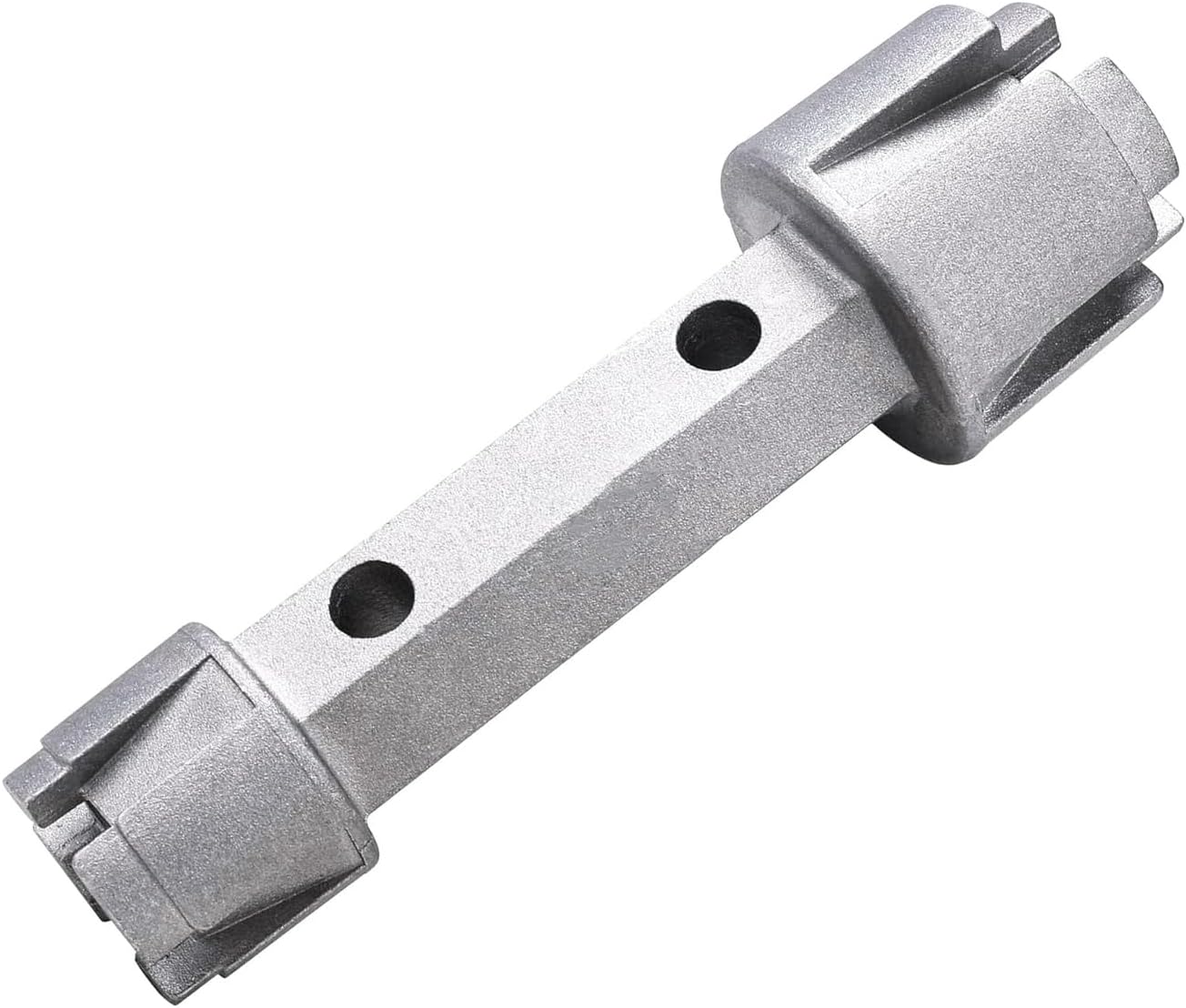 Tub Drain Remover Wrench Tub Drain Wrench Dual Ended Drain Wrench for Bathroom, Bathhouse, Shower Drains, Heavy Duty Aluminum