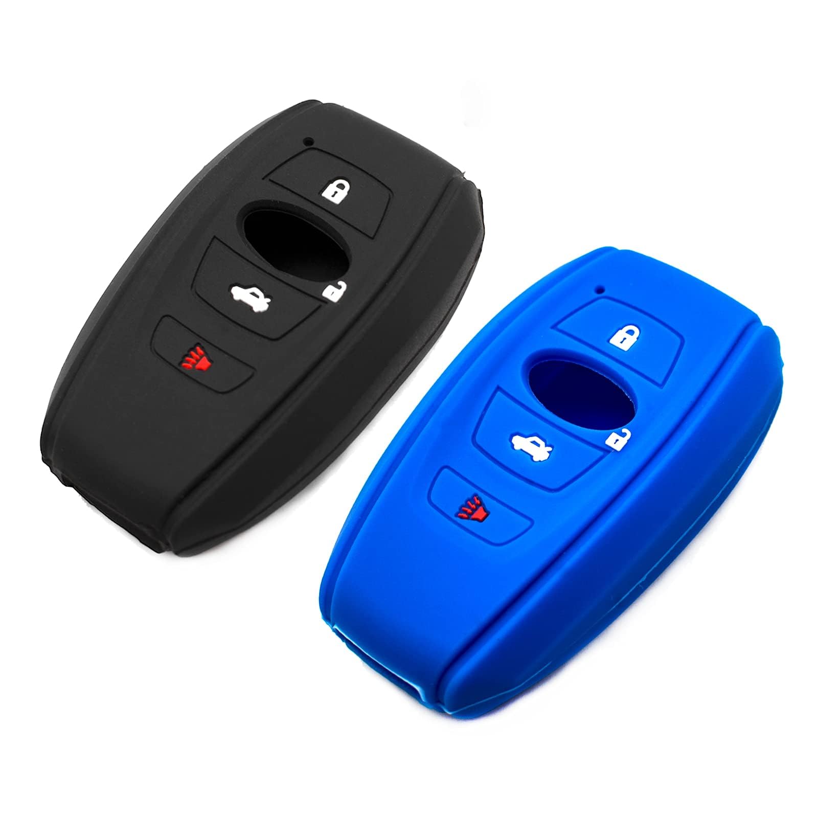 EYANBIS Silicone Key Fob Cover Fit for Subaru Forester WRX Sti Outback XV Crosstrek Impreza BRZ Ascent Legacy GR86 4 Button Keys | Car Accessories |