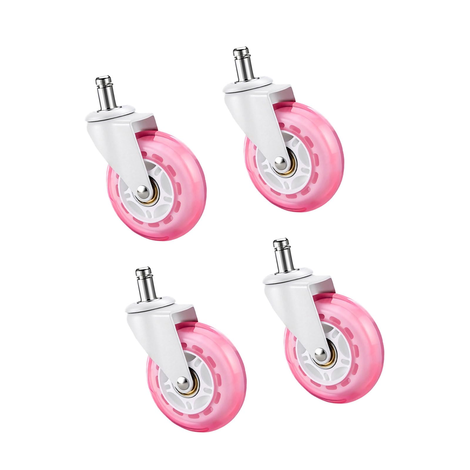 Nvoqilin A Quiet Rolling Twist Casters For Chairs & Sofas Designs With Large 3 Inch Wheel Easy To Use For Enhances Durability Permanent Bs Casters