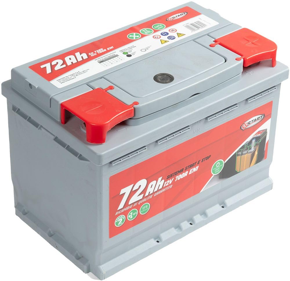 START Batteria Stop&Start 72AH 12V 640A (EN1) sigillata polo destro Cassetta L3