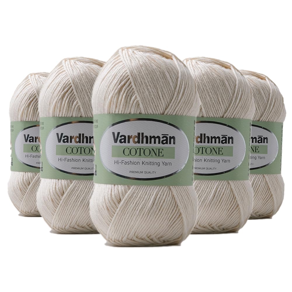 Vardhman Cotone Yarn - 6 Ply Cotton Acrylic -16