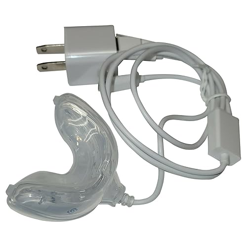 Miniatura 8 de Dispositivo oral de luz roja - Terapia avanzada de encías y solución de alivio del dolor de muelas - con 16 luces LED. Incluye adaptadores USB y