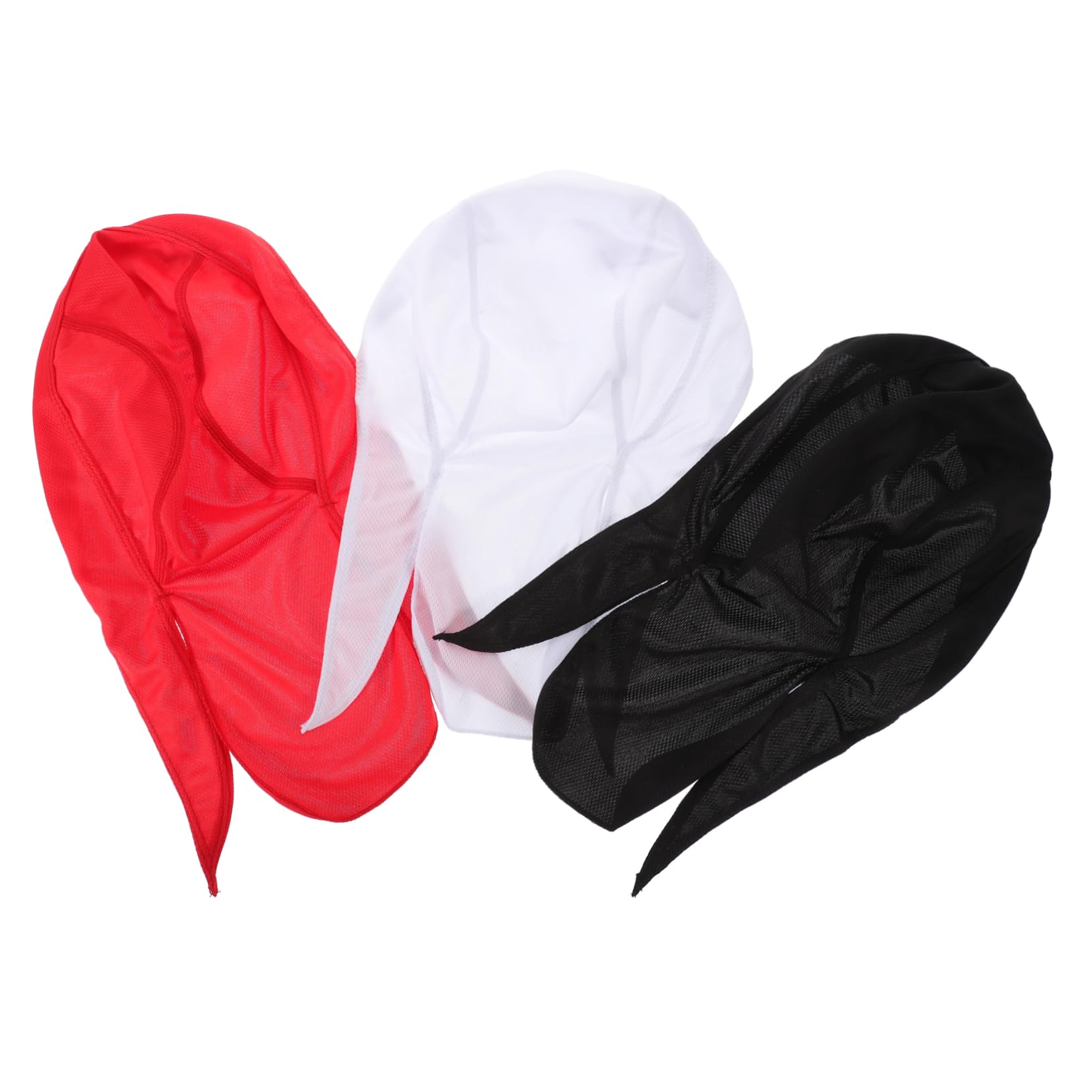 GAROZATION 3pcs Breathable Helmet Liner Unisex Quick-Dry Cycling Caps for Men Sun and Airflow for Outdoor Activities