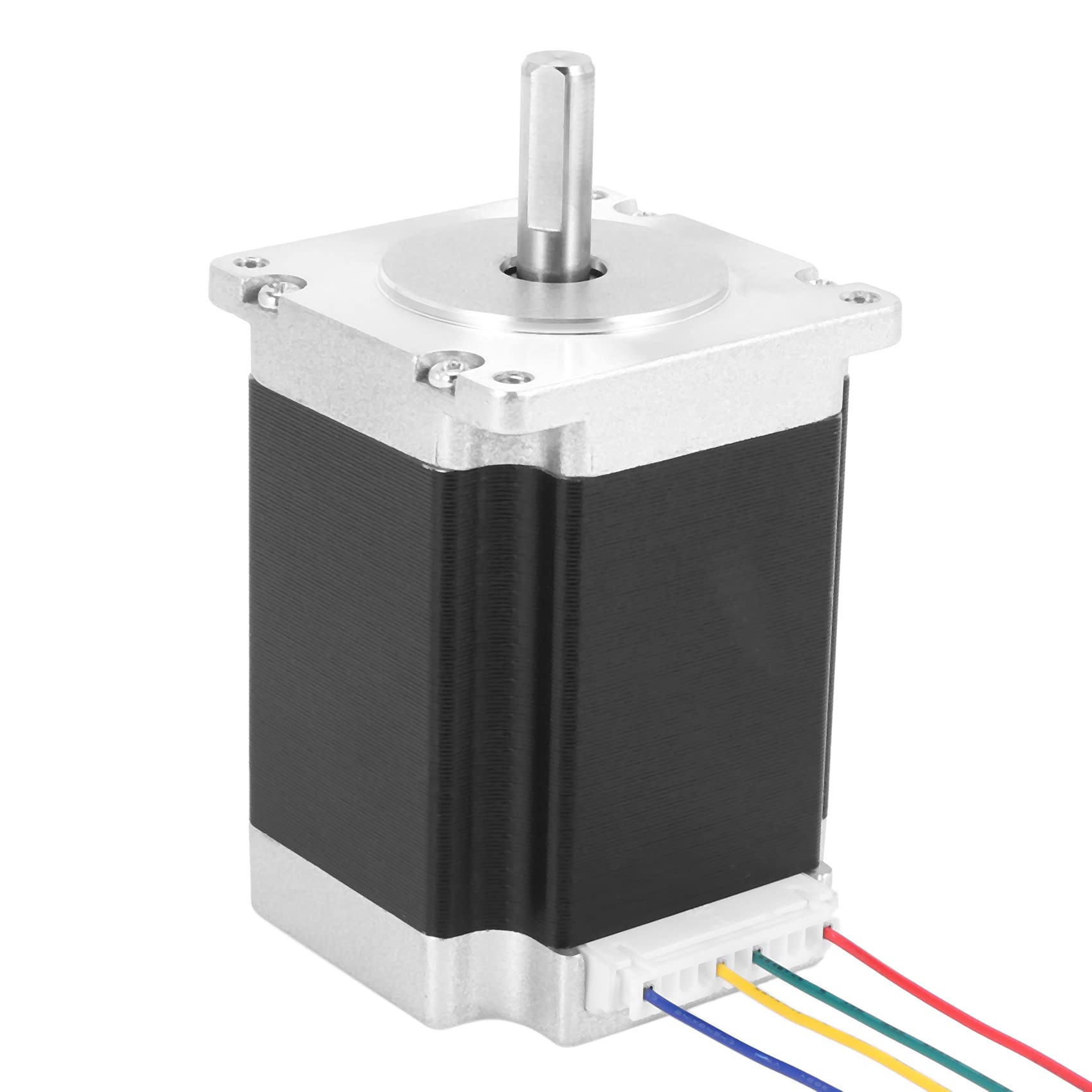 1 PC Nema 23 Passo A Passo Motore 57 Motore 1,9Nm (269Oz.In) 3A 76Mm Nema23 Motore Passo A Passo 4 DeRivazioni per CNC Fresatrice