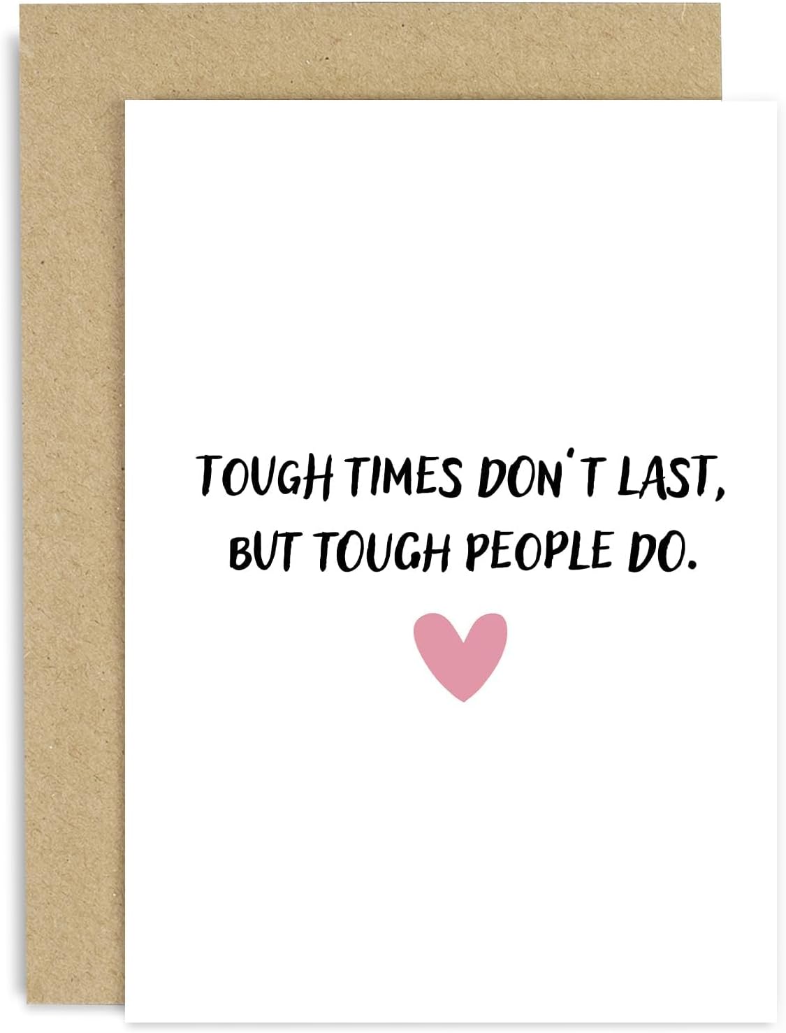 Tough People' Cancer Card for Her Him - Cancer Cards for Friends and Family - Encouragement Cards - Thinking of You Gifts for Cancer Patients - For Men and Women - Blank Inside