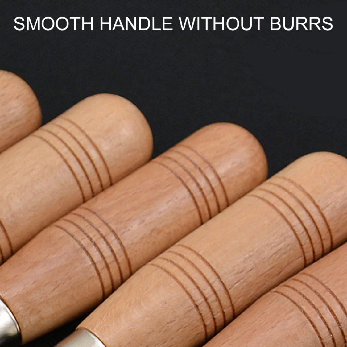 Juego De Cinceles para Carpintería Herramientas para Tallar Madera Gubias Profesionales Manuales Juego De Corte De Blanqueamiento De Acero Al Carbono para Escultura 8 Uds.