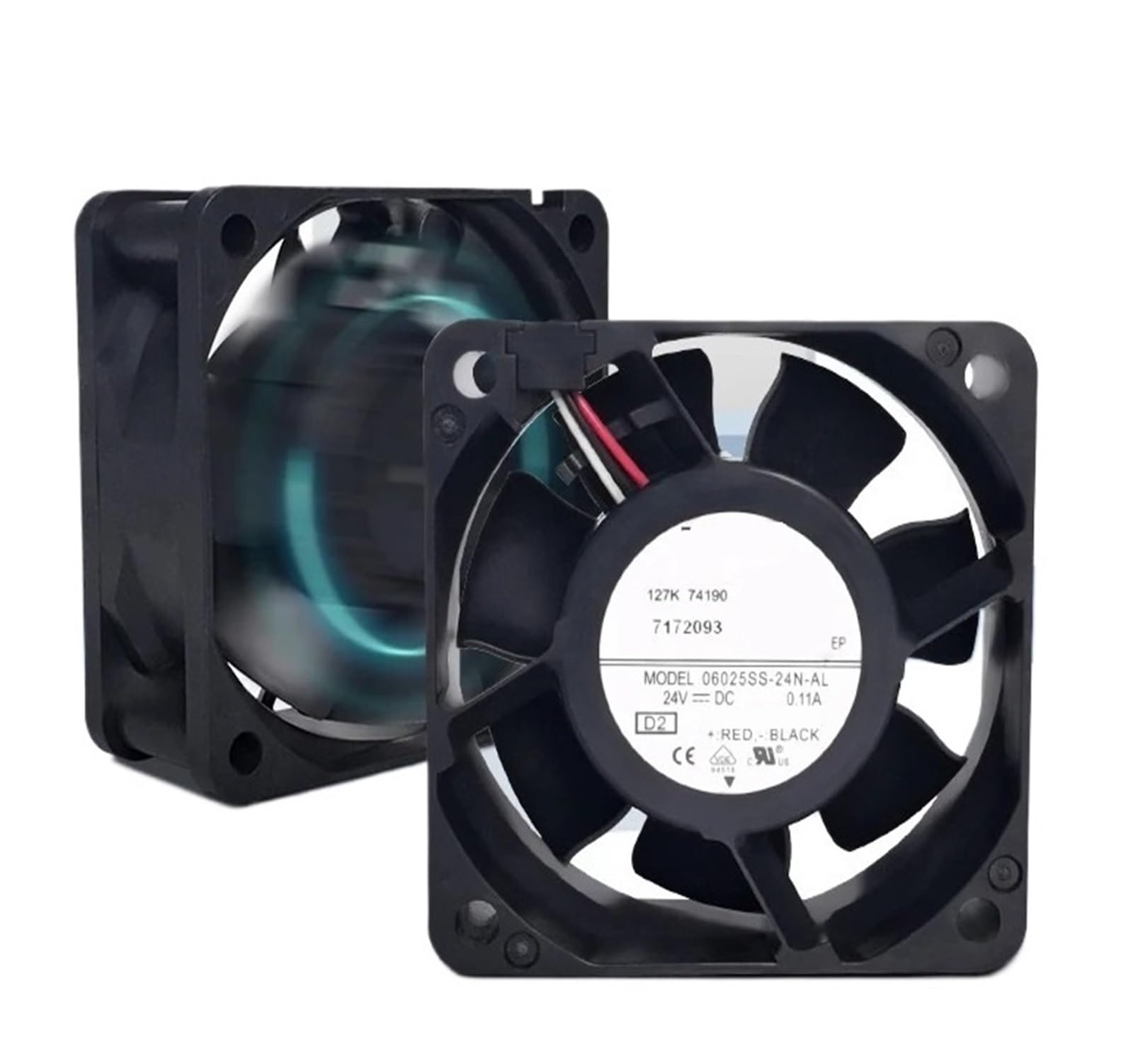 CXDFRSER 1pcs 06025SS-24N-AL 24V 0.11A 6025 60 * 60 * 25 mm Cooling fan