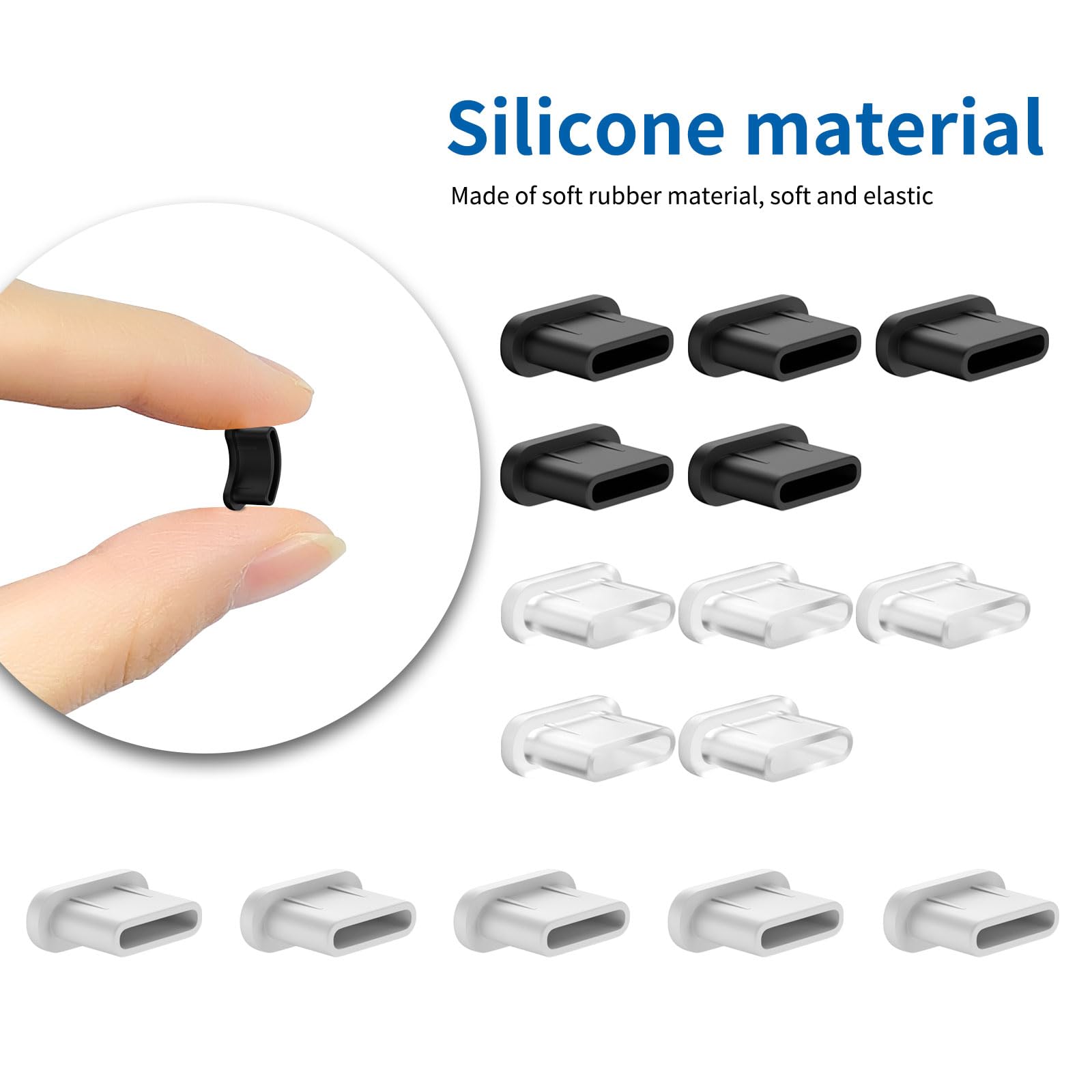 Coque De Rechange En Silicone Anti-Poussière Pour Sonnette Sans Fil