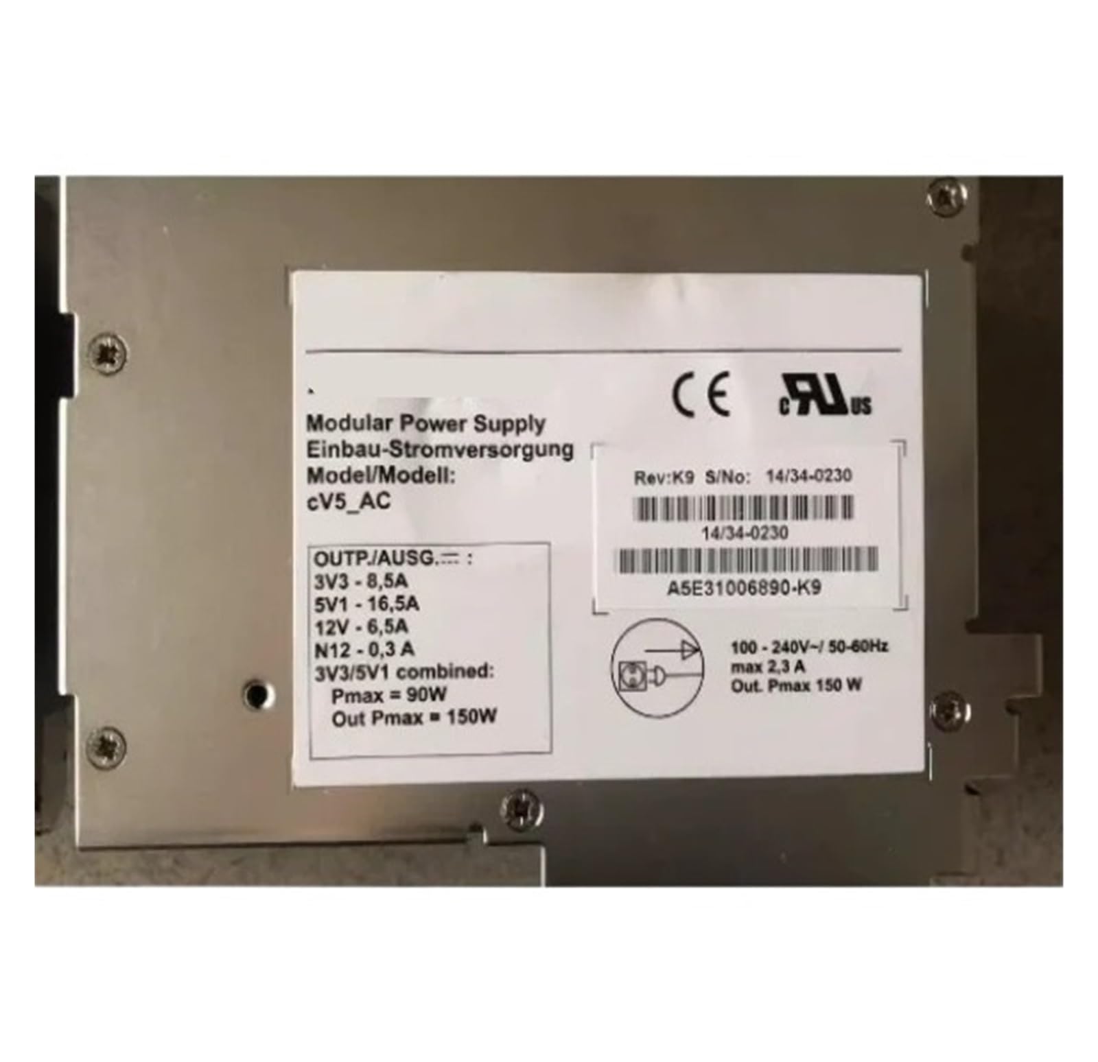 EAHWCXSD Switch Power Supply A5e31006890-k9 A5e3139216-a5 6ep1437-3ba00 6ep1437-3ba10 6ep3437-8sb00-0ay0(6EP3437-8SB00-0AY0)