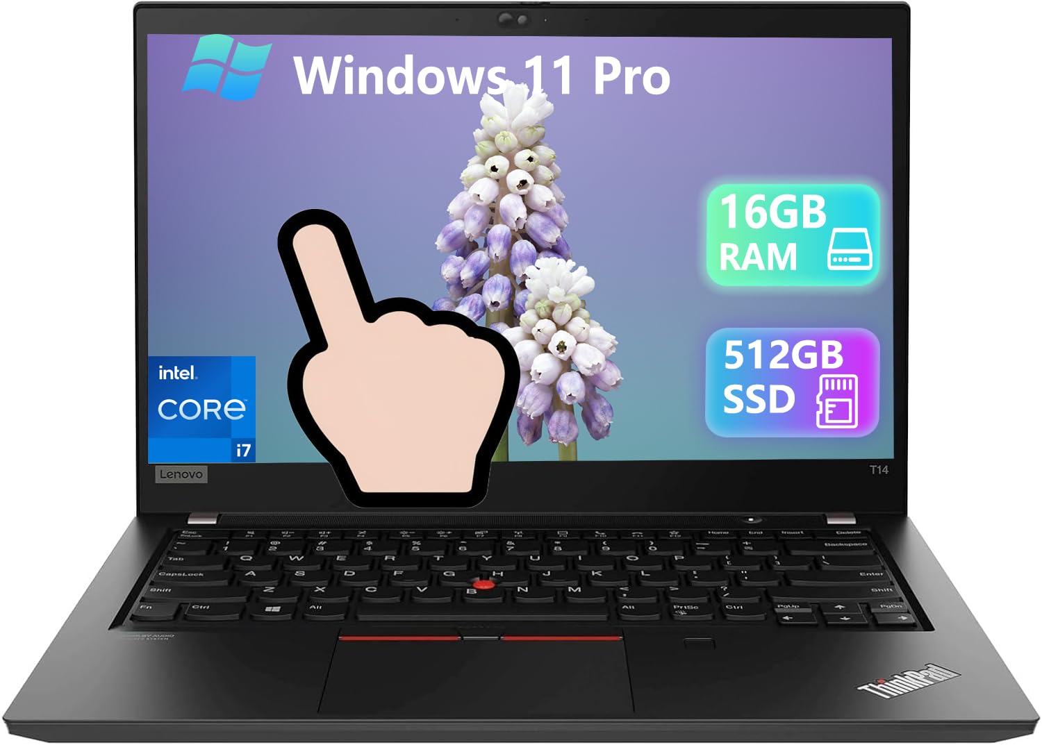Amazon.com: Lenovo Thinkpad T14 Business Laptop Computer, 14in