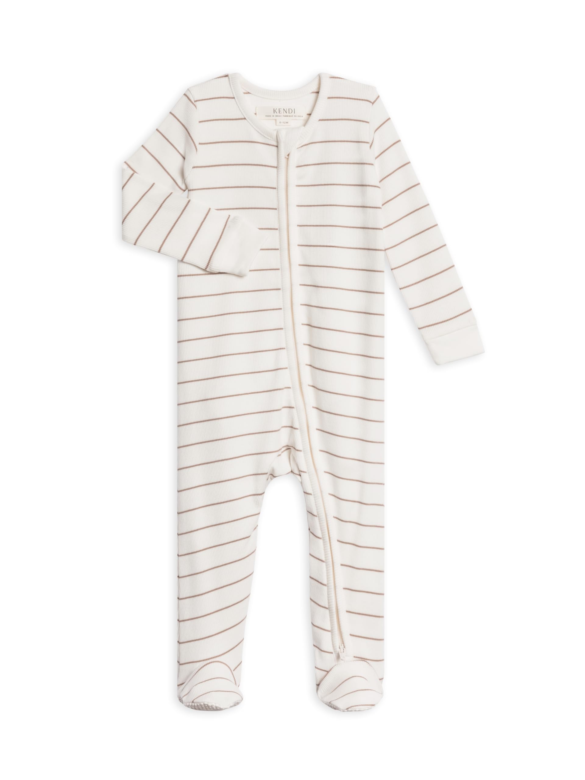 Colored Organics Baby Zip-Up Footed Sleeper with 2-Way Zipper - Organic Cotton Pajamas