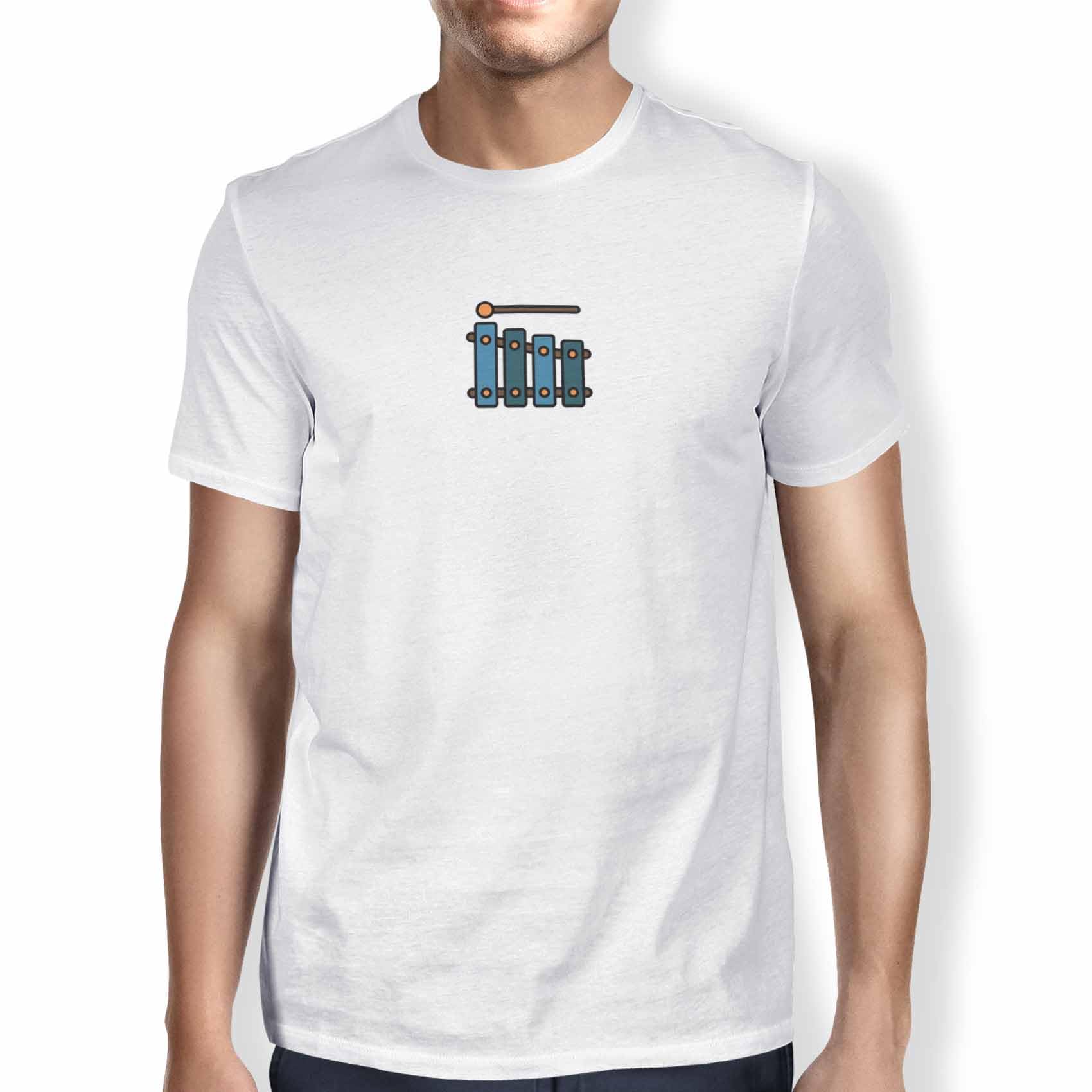 Green Fish Men's Fdmtsi-100224 T-Shirt, White, XL