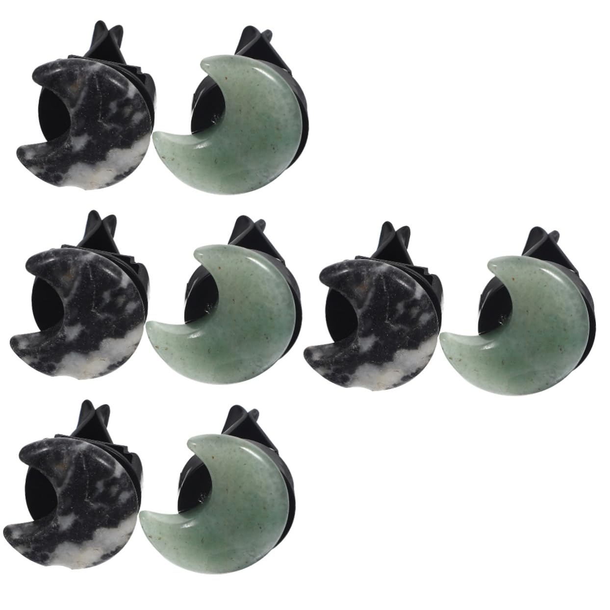 Gatuida 8 Pz Clip Per Profumo Per Auto Simpatico Deodorante Per Auto Clip Di Uscita Del Diffusore Per Auto Arredamento Dell'auto Accessori Per Prese D'aria Per Auto Cristallo