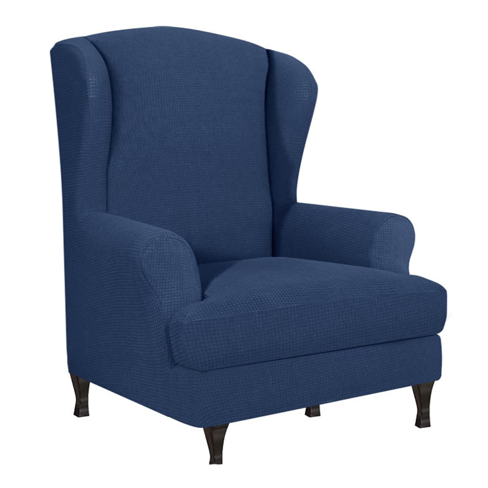 Funda de sillón orejero elástica Konsilsa para salón familiar