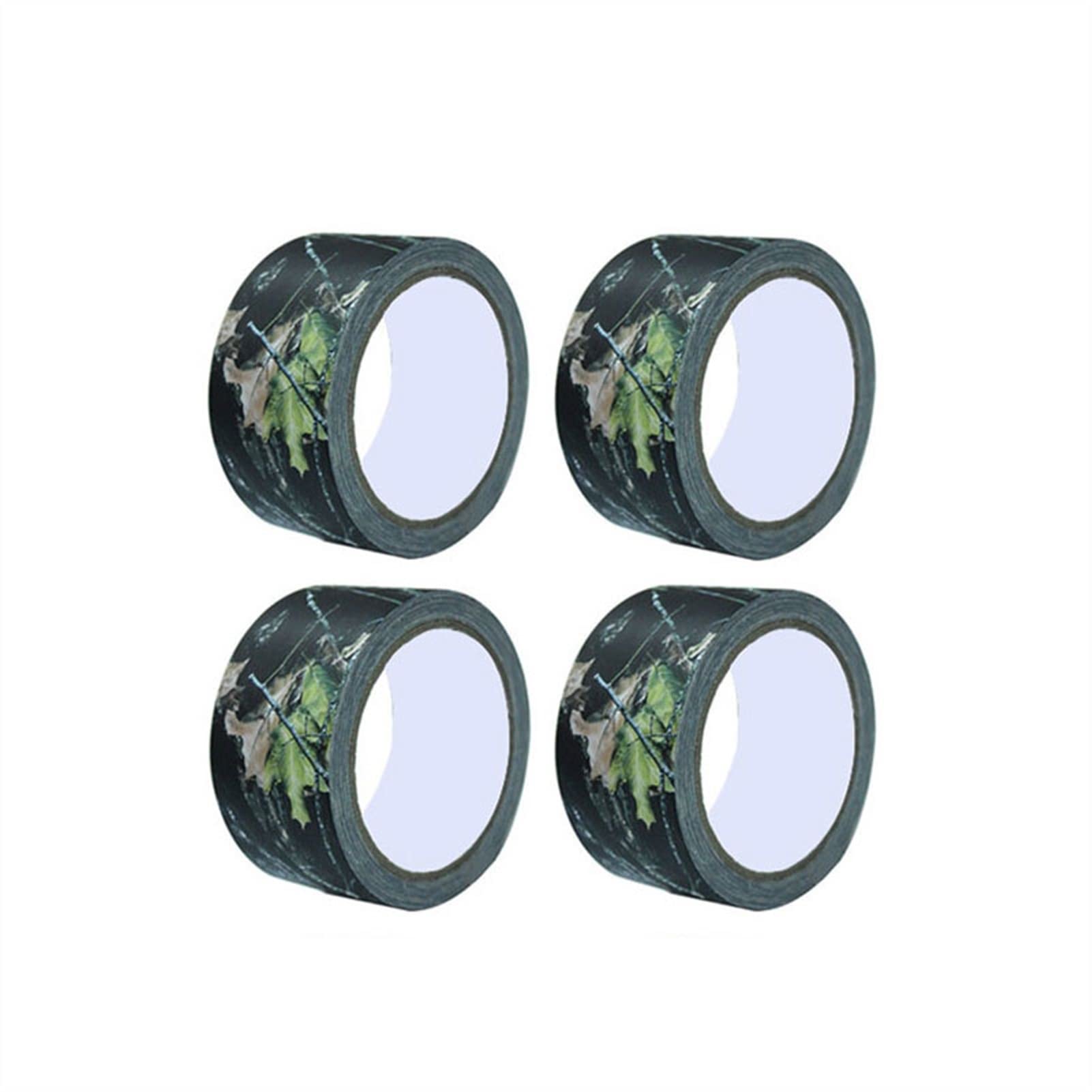 QQZQQ 4Rolls Camouflage Tape, Premium Grade Gaffer Tape, 5cmx5m Camo Tape, Heavy Duty Gaffer's Tape, Water Resistant, Outdoor Camping Hunting Fishing Hidden Tape (Style 7, Size : 5cmx5m)